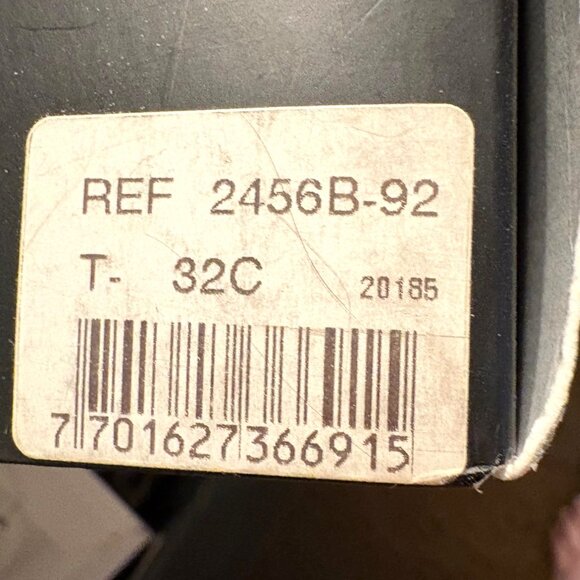 Women Touche Lingerie White Lace Underwire Bra 32C Adjustable Straps Tags Box - Picture 5 of 13